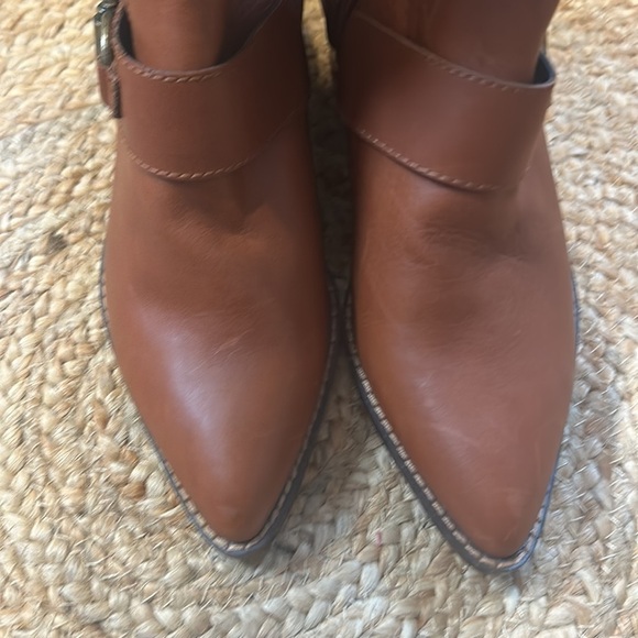 Design Lab Lord & Taylor Adelienne Western Style Pointed Toe Knee high Boot - Picture 5 of 8